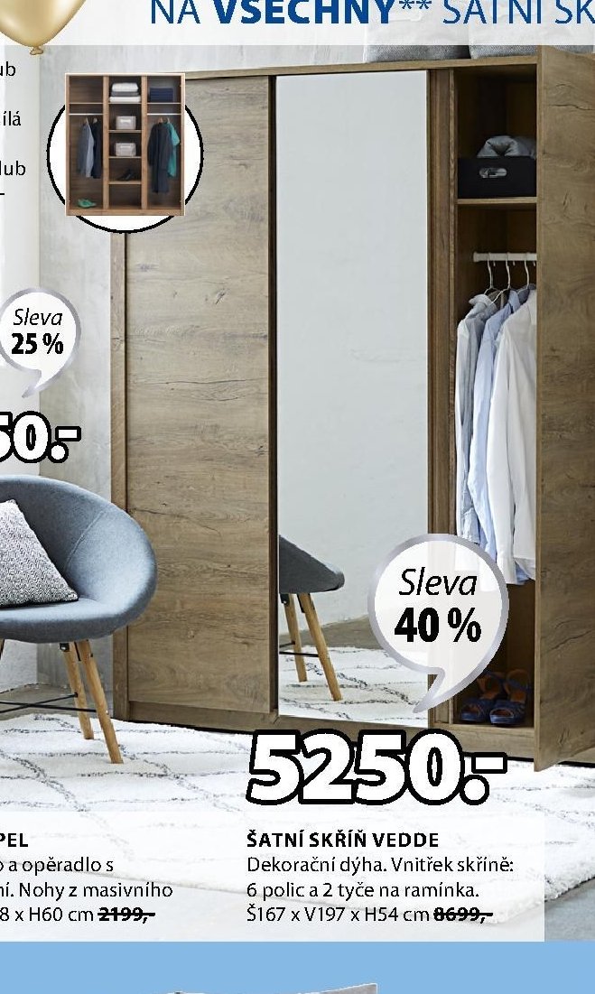ŠATNÍ SKŘÍŇ VEDDE