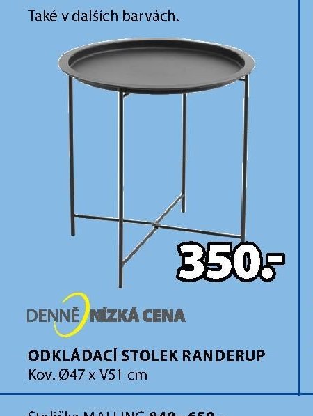 ODKLÁDACÍ STOLEK RANDERUP