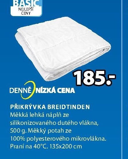 BREIDTINDEN přikrývka