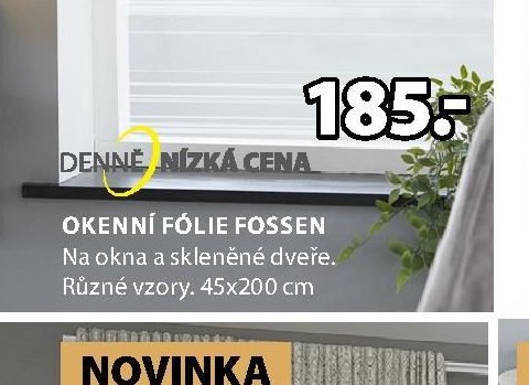 OKENNÍ FÓLIE FOSSEN