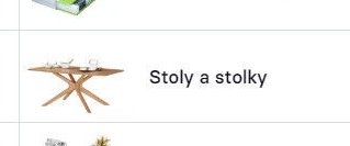 Stoly a stolky