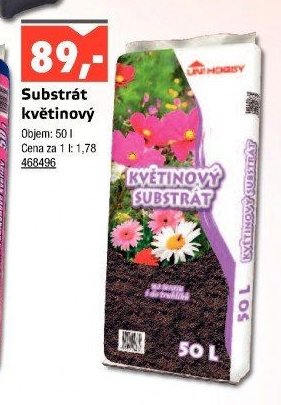 Substrát květinový