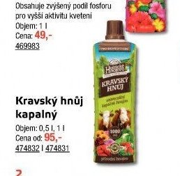 Kravský hnůj kapalný