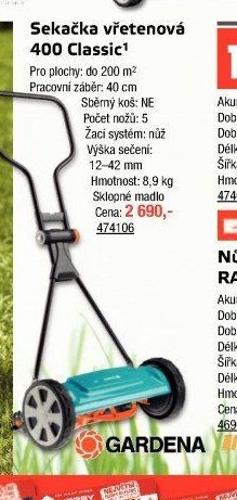 Sekačka vřetenová 400 Classic