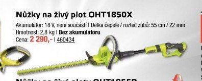 Nůžky na živý plot OHT1850X