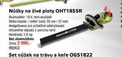 Nůžky na živé ploty OHT1855R