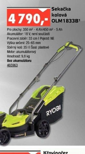 Sekačka kolová OLM1833B