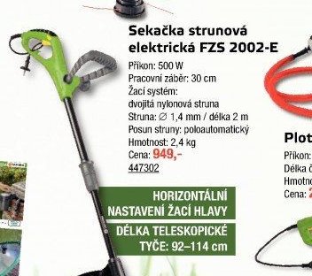 Sekačka strunová elektrická FZS 2002-E