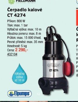 Čerpadlo kalové CT 4274