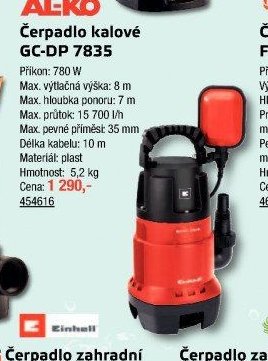 Čerpadlo kalové GC-DP 7835