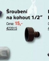 Šroubení na kohout 1/2