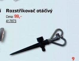 Rozstřikovač otáčivý