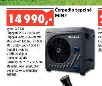 Čerpadlo tepelné MINI
