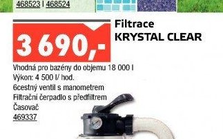 Filtrace KRYSTAL CLEAR
