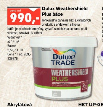 Dulux Weathershield Plus báze