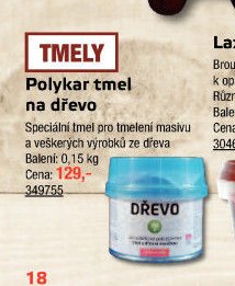 Polykar tmel na dřevo