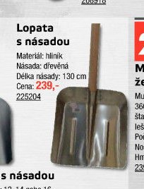 Lopata s násadou