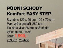 Půdní schody Komfort EASY STEP