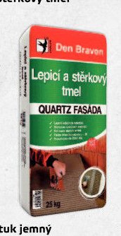 Lepicí a stěrkový tmel fasáda