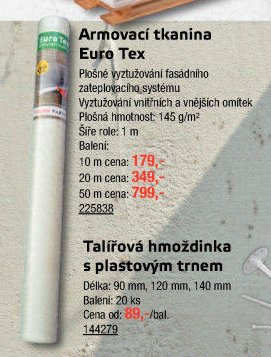 Armovací tkanina Euro Tex