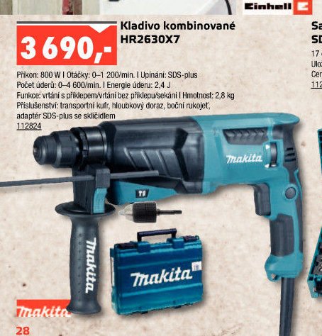 Kladivo kombinované HR2630X7