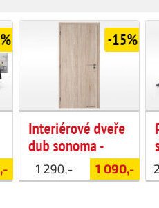 Interiérové dveře dub sonoma
