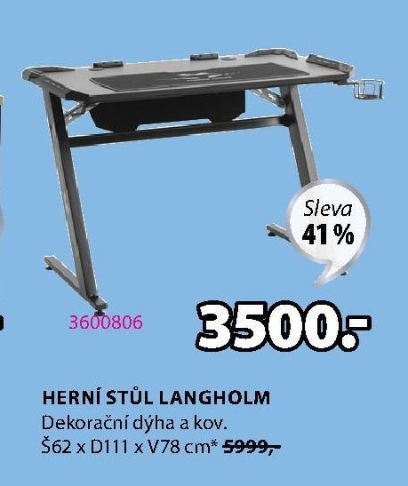 HERNÍ STŮL LANGHOLM