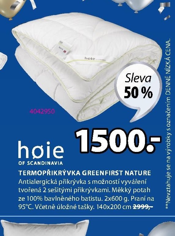 TERMOPŘIKRÝVKA GREENFIRST NATURE