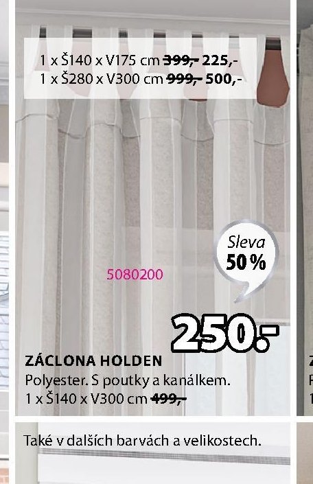 Záclona HOLDEN