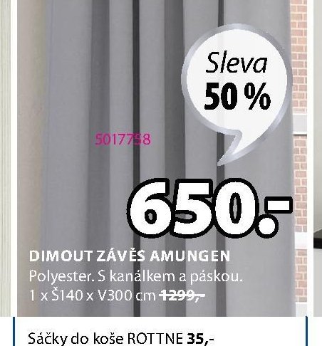 Dimout závěs AMUNGEN