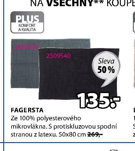 FAGERSTA koupelnová předložka