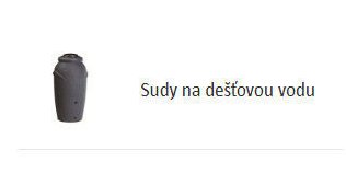 Sudy na dešťovou vodu