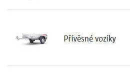 Přívěsné vozíky