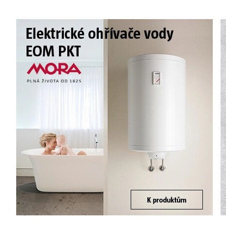 Elektrické ohřívače vody EOM PKT MORA
