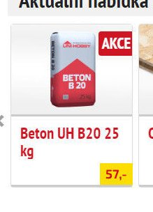 Beton UH B20 25 kg