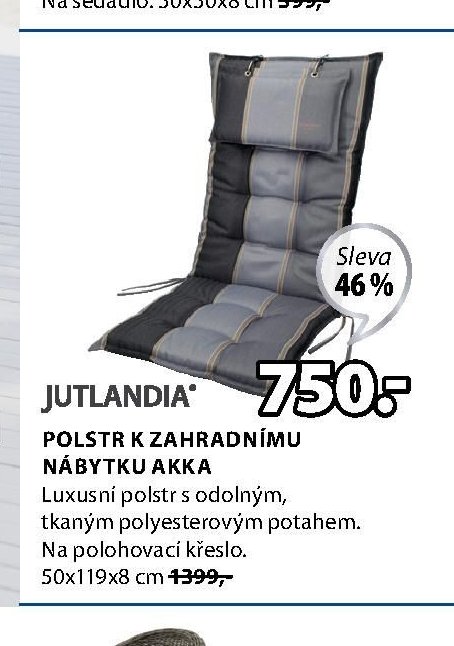 JUTLANDIA polstr k zahradnímu nábytku AKKA