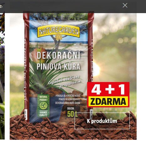 Dekorační piniová kůra Naturegarden