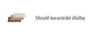 Slinuté keramické dlažby