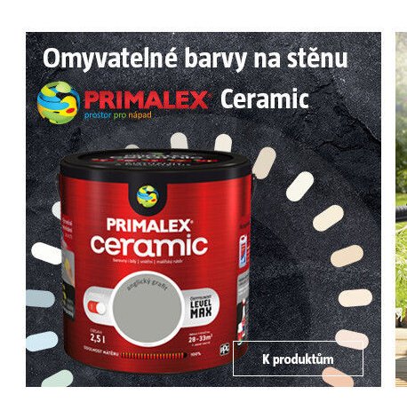 Omyvatelné barvy na stěnu Primalex Ceramic