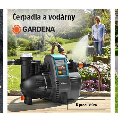 Čerpadla a vodárny Gardena