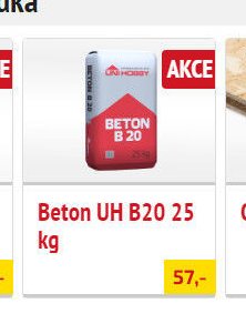 Beton UH B20 25 kg