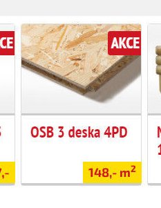OSB 3 deska 4PD