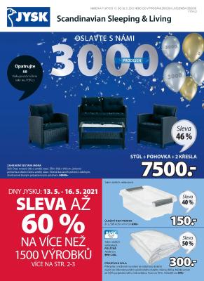 akční leták Jysk 13.5.2021-26.5.2021