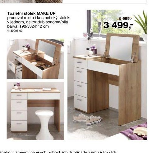 Toaletní stolek MAKE UP