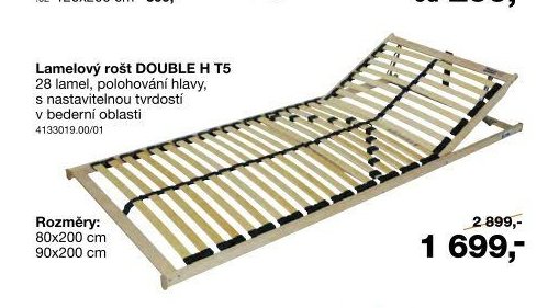 Lamelový rošt DOUBLE H T5