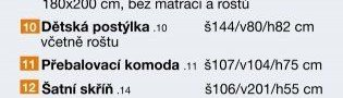 Dětská postýlka