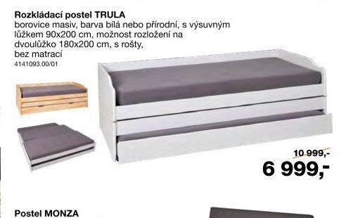 Rozkládací postel TRULA
