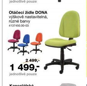 Otáčecí židle DONA