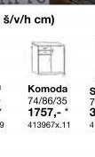 Komoda 74/86/35