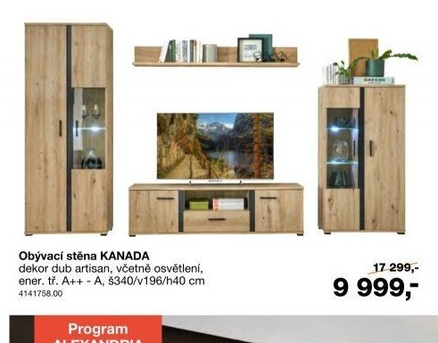 Obývací stěna KANADA